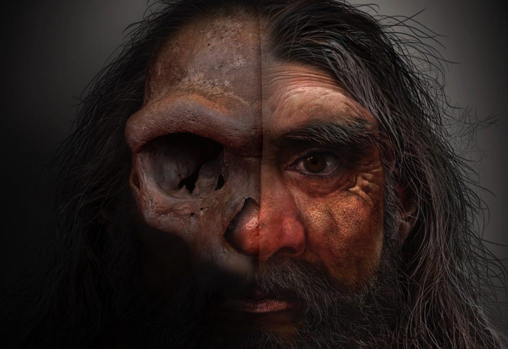 Skrivnostni hominid dobi obraz